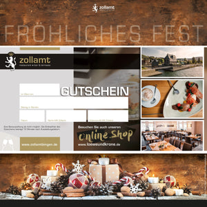 
            
                Load image into Gallery viewer, Neutral - Zollamt Restaurant Gutschein
            
        